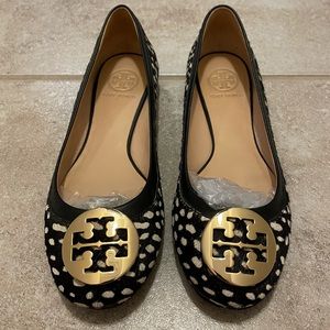 Like New Tory Burch Calf Hair Flats